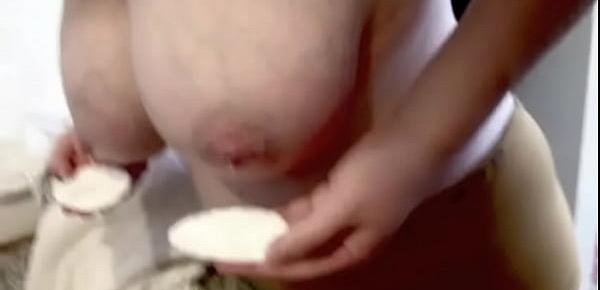  Danish Wife s Milk Filled Tits Lactation